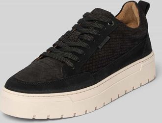 Poelman Sneaker aus echtem Leder Modell Ivar 02 in Black, Gr&ouml;&szlig;e 40