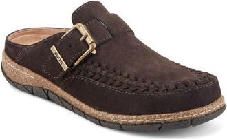 Earth Eileen Suede Clog in Dark Brown at Nordstrom, Size 9.5