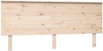 vidaXL Cabecero de cama madera maciza de pino 184x6x82,5 cm Vidaxl