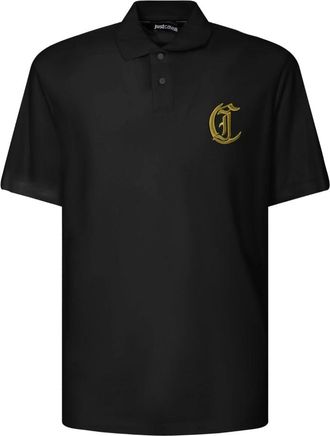 Just Cavalli T-shirts en polos - Heren - Polos - Zwart - S - Katoen - Tops