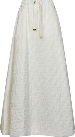 Herno Gonna Laminar in R-Nylon Trapuntato - - Skirts - Donna - Bianco - L