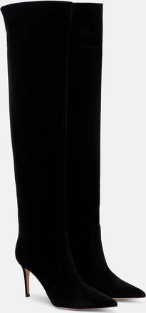 Gianvito Rossi Stivali Hansen 85 in suede