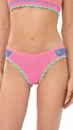 Beach Riot Maisy Bikini Bottom In Crochet