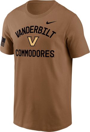 Nike Vanderbilt Commodores Nike Mens Dri-FIT College T-Shirt in Brown | IW0658-270