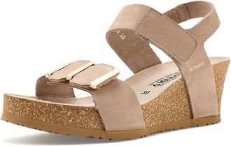Mephisto Leonore Womens Wedge Shoes Light Taupe : EU 41 (US Womens 11) B - Medium, Leather