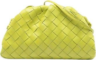 Bottega Veneta Pre-owned Mini Bags, female, Yellow, Size: ONE SIZE Pre-owned The Pouch