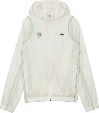 Lacoste Heren Roland-Garros Windjack (Cr&egrave;me)