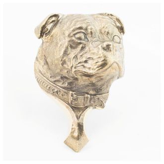 OEM Staffordshire Bull Terrier, Staffik, Staffi - Aldaba De Puerta Con Forma De Cabeza De Perro, Aldaba De Lat&oacute;n, Decoraci&oacute;n De Puerta Retro De Art-dog