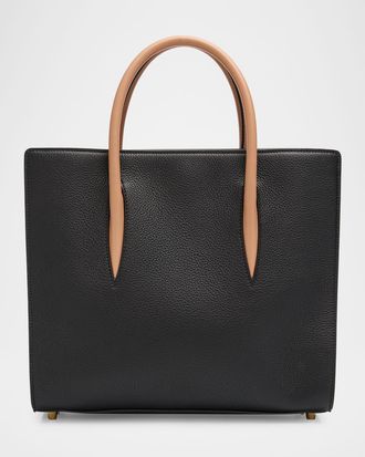 Christian Louboutin Paloma Medium Leopard-Print Leather Top-Handle Bag