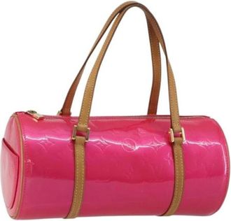 Louis Vuitton Pre-owned Vintage Patent Leather Hand Bag - Dames - Vintage Handtas - Roze - ONE Size - Leer - Vintage