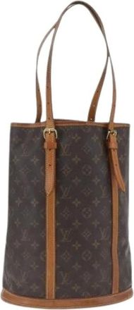 Louis Vuitton Pre-owned Bucket Bags, female, Brown, Size: ONE SIZE Pre-owned Vintage Canvas Bucket Bag