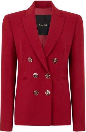 Pinko Alexia Blazer - Dames - Blazers - Rood - S - Polyester - Jassen