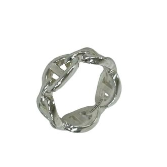 Herm&egrave;s Silver Silver 925 Band Ring (Pre-Owned)