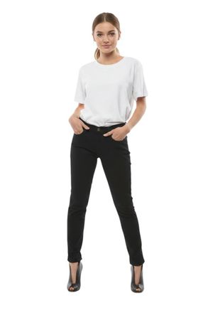 Frame Denim Black Skinny Mid Rise Jeans