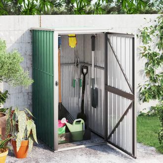 vidaXL Cobertizo De Herramientas Jard&iacute;n Acero Galvanizado 88x89x161 Cm Vidaxl