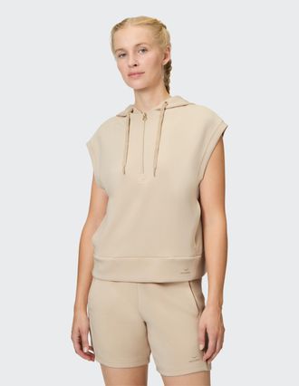 Venice Beach Kapuzensweatshirt VENICE BEACH SWEATPULLUNDER DARLIS, Damen, Gr. XL (44), beach, Obermaterial: 50% Modal, 43% Polyester, 7% Elasthan, Sweatshirts Kapu