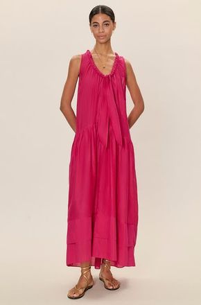 Rebecca Taylor Lilou Sleeveless Dress in Fuchsia at Nordstrom, Size X-Small