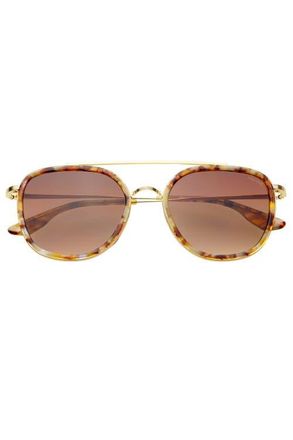 Freyrs Eyewear Weston Round Sunglasses in Brown Pearl at Nordstrom