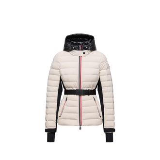 Moncler Moncler Bruche Hooded Insulated Ski Jacket, Women, White, Size: 0