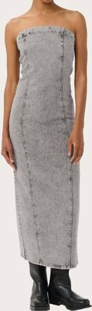 Gestuz Zauma Dress In Vintage Grey