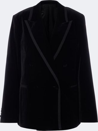 Fendi Blazer doppiopetto in velluto