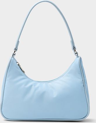 Simons Womens Luxurious fabric shoulder bag