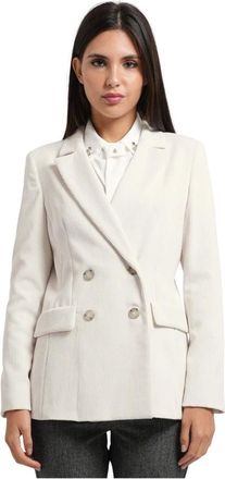iBlues Iblpagina Blazer - Dames - Blazers - Wit - S - Polyester - Jassen
