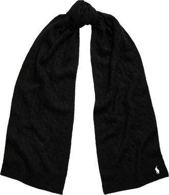 Polo Ralph Lauren WL Cshmr Oblong Scarf - - Accessories - Donna - Nero - ONE SIZE