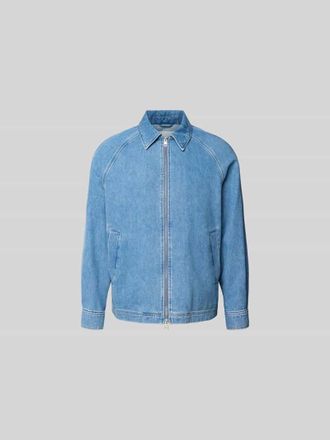 Closed Closed Regular Fit Jeansjacke mit Umlegekragen in Jeansblau, Gr&ouml;&szlig;e L