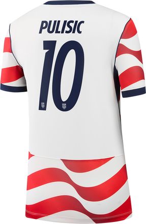 Nike Christian Pulisic USMNT 2026 Stadium Home Nike Womens Dri-FIT Soccer Jersey in White | NN203943393-USM