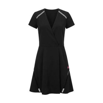 Trussardi Korte Wikkeljurk - Dames - Jurken - Zwart - Maat: S Poliester