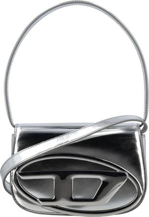 Diesel 1DR Schoudertas - Dames - Schoudertassen - Grijs - ONE Size - Leer - Tassen