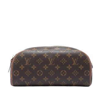Louis Vuitton Pre-owned Dopp Kit - Dames - Pre-owned - Bruin - Maat: ONE Size Zijde