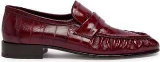 The Row The Row Soft 25 Patent Leather Loafers - Burgundy - 39 (IT39 / UK6)