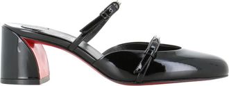 Christian Louboutin Dames, Schoenen, Zwart, Maat: 38 1/2 EU Leer