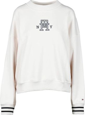Tommy Hilfiger sweatshirt - Dames - Sweatshirts - Beige - L - Katoen - Hoodies & sweatvesten
