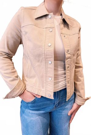 FDJ Olivia Jean Jacket In Sand