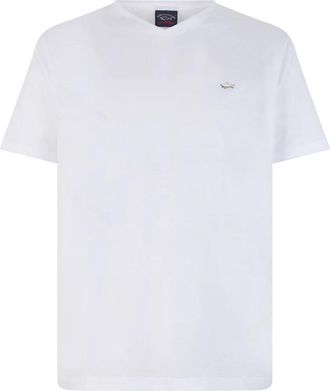 Paul & Shark T-shirt met logo - Heren - T-shirts - Wit - S - Katoen - Tops