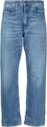 Calvin Klein Straight Denim Jeans - Dames - Regular Fit Jeans - Blauw - W28 L32 - Denim - Jeans