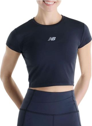 New Balance (WMNS) New Balance Harmony Fitted T-Shirt Asia Sizing Black WT61O2GJBK