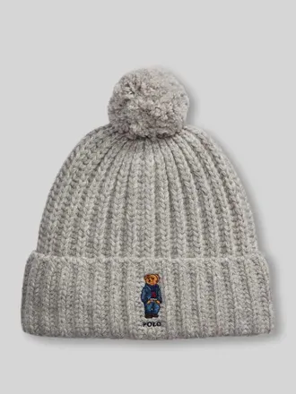 Polo Ralph Lauren M&uuml;tze aus Woll-Mix in Hellgrau, Gr&ouml;&szlig;e 1