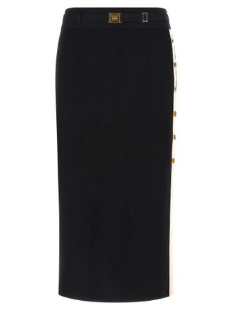 Elisabetta Franchi Viscose Midi Womens Skirt