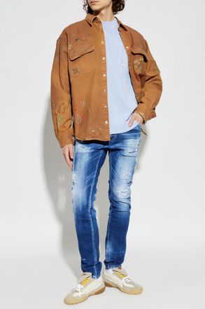 Dsquared2 Teddy Jeans, Mens, Blue