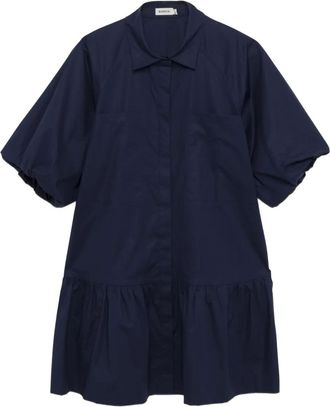 SIMKHAI Crissy blousejurk - Blauw