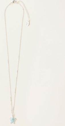 Fat Face FatFace Silver Tone Turtle Necklace