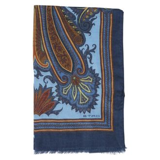 Etro Accessoires, Dames, Blauw, ONE Size, Tosca Sjaal