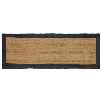 vidaXL Alfombras De &Aacute;rea Gris Oscuro 80 X 200 Cm Yute Vidaxl