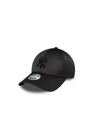 New Era Mens Baseball Cap 9forty Satin Black Crown Hat