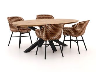 Hartman Hartman Delphine/Stephanie 200cm dining tuinset 5-delig