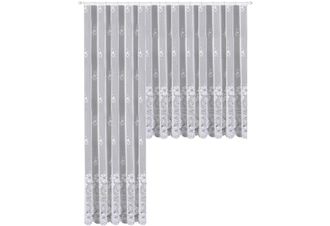 Weckbrodt-Gardinen Gardine »Rostock« Kräuselband 1 Stk. tlg. Jacquard, strukturiert, Allover, Motiv, Bordüre, nach Mass, Store